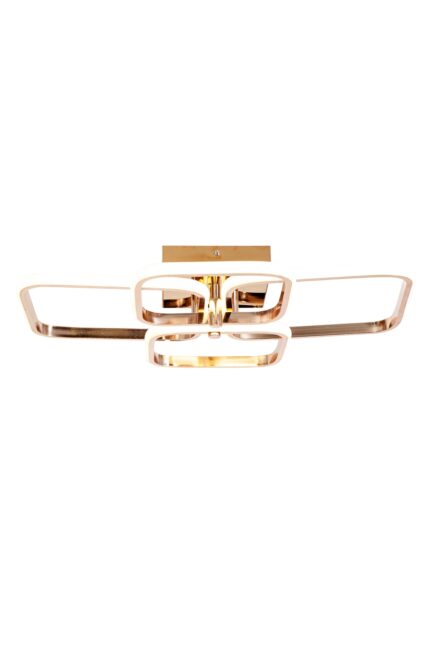 Fly Modern Avize LED 49W 56x46cm Alüminyum Profil Bakır Dorbien-AR-6101-4BKR