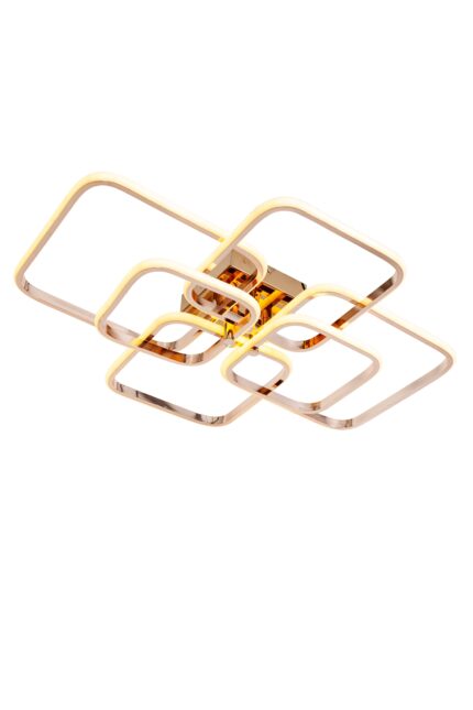 Fly Modern Avize LED 82W 71x56cm Alüminyum Profil Bakır Dorbien-AR-6101-6BKR