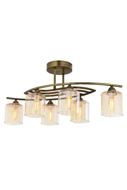 Sena Modern Avize E27 72W 75x30cm Metal Eskitme Avonni-AV-1374-6E