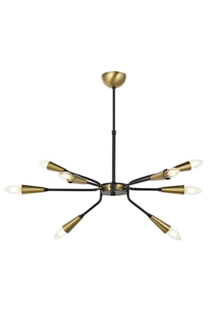 Işın Modern Avize E14 48W 55cm Metal Eskitme Dorbien-AV-4332-8E