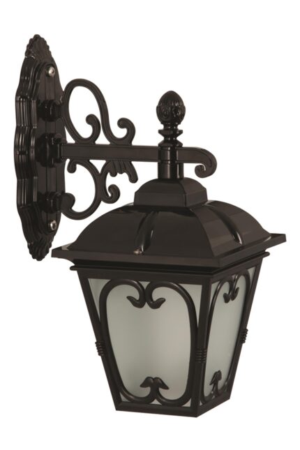 Bahçe Aplik E27 12W 28x20cm ABS Siyah Dorbien-BAP-68181-BSY-M2