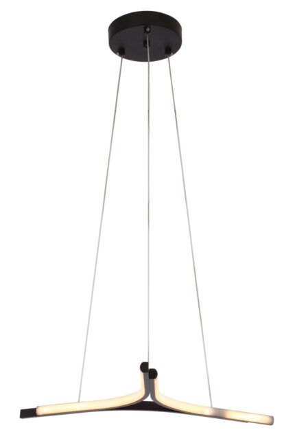 Yıldız Modern Avize LED 27W 60x60cm Alüminyum Profil Siyah Dorbien-EV-10382-3BSY