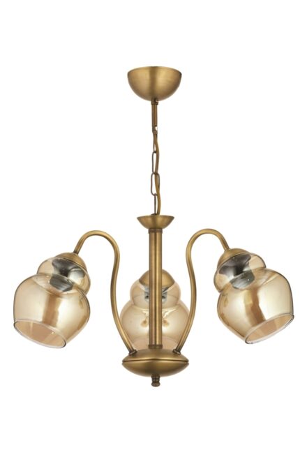Glass Modern Avize E27 36W 50cm Metal Eskitme Dorbien-FZ-7105-3E
