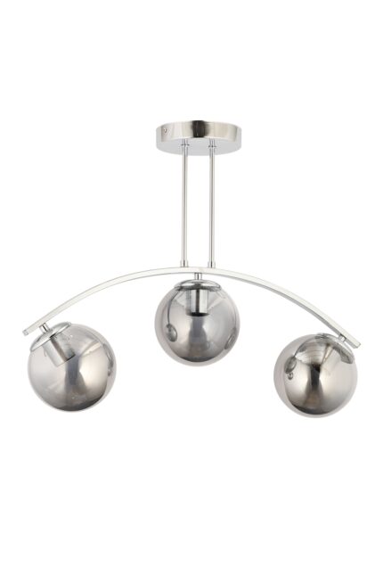 Küre Modern Avize E27 36W 60cm Metal Krom Dorbien-FZ-7391-3K