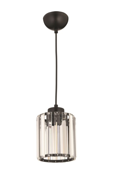 Elmas Modern Avize E27 12W 12cm Metal Siyah Dorbien-FZ-7520-T1-BSY